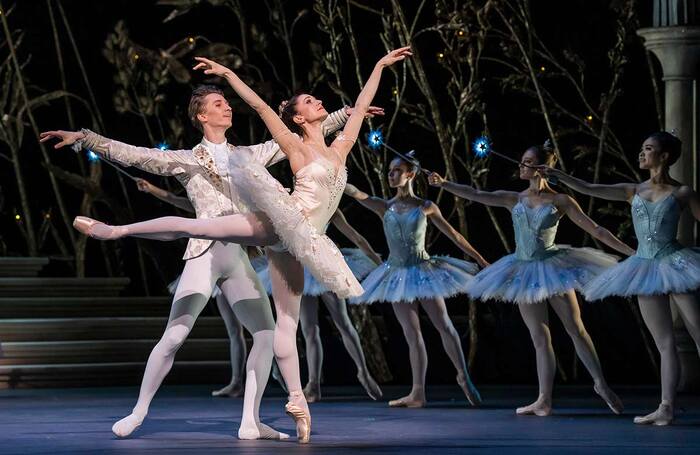 Vadim Muntagirov and Marianela Nuñez in Cinderella at the Royal Opera House, London. Photo: Tristram Kenton