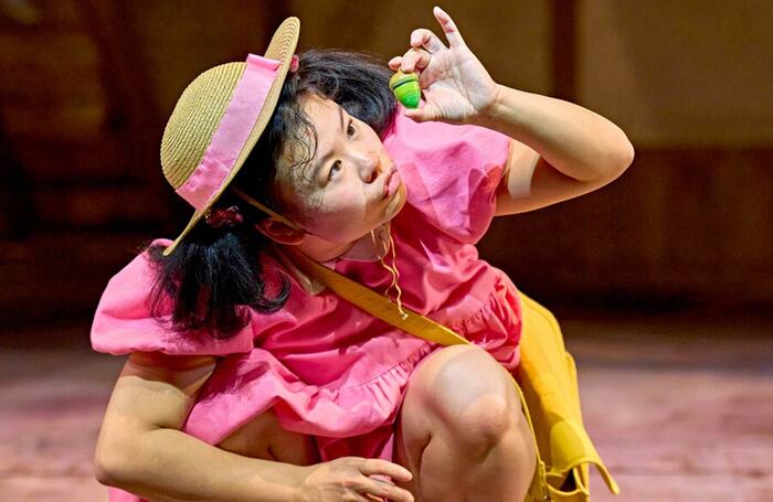 Mei Mac in My Neighbour Totoro at the Barbican, London. Photo: Manuel Harlan