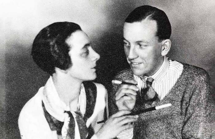 Vortex designer Gladys Calthrop and No&euml;l Coward in 1924. Photo: No&euml;l Coward Archive Trust