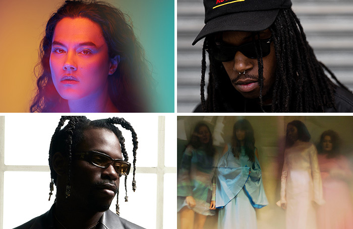 Artists taking part in the Southbank Centre Studio residencies include (clockwise from top left) Mantawoman, Ivan Michael Blackstock, NYX drone choir and Gaika