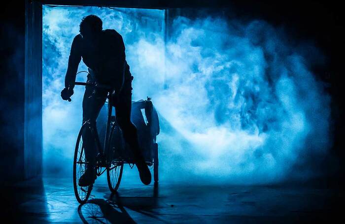 Josh St Clair in Glory Ride at Charing Cross Theatre, London. Photo: Marc Brenner