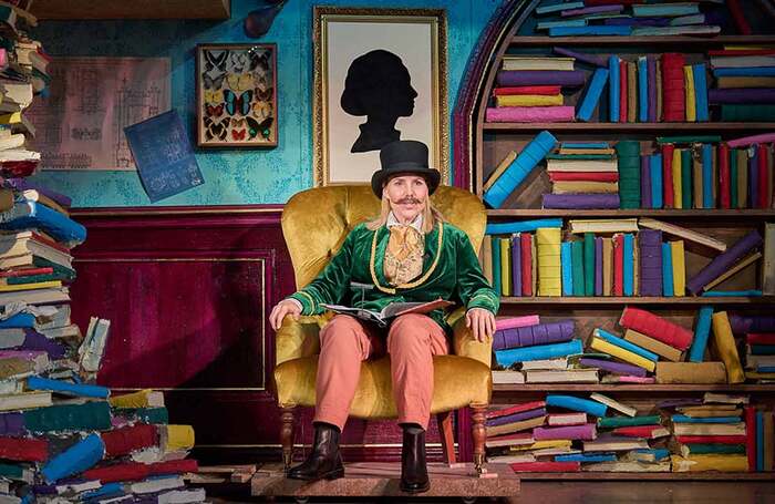 Sally Phillips, press-night guest star, in Bleak Expectations at the Criterion Theatre, London. Photo: Manuel Harlan Sally Phillips, press-night guest star, in Bleak Expectations at the Criterion Theatre, London. Photo: Manuel Harlan