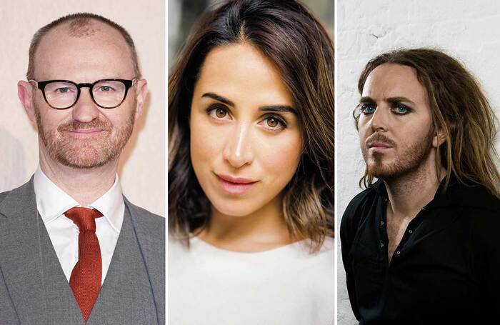 Mark Gatiss, Nalini Chetty and Tim Minchin. Photo: Shutterstock