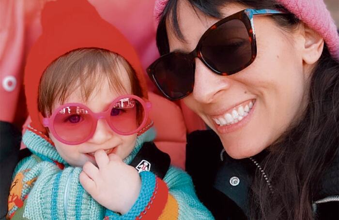 Jimena Larraguivel, and her toddler daughter (and tour buddy)