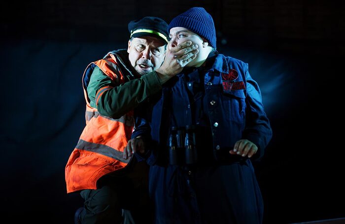 Timothy Dawkins and Phillippa Boyle in The Flying Dutchman at Turner Sims, Southampton. Photo: Alex Brenner