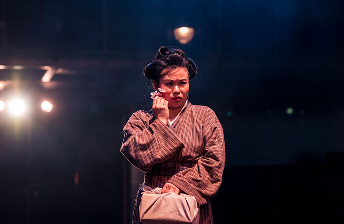 Mei Mac in untitled f**k m*ss s**gon play at the Royal Exchange Theatre, Manchester. Photo: Richard Davenport