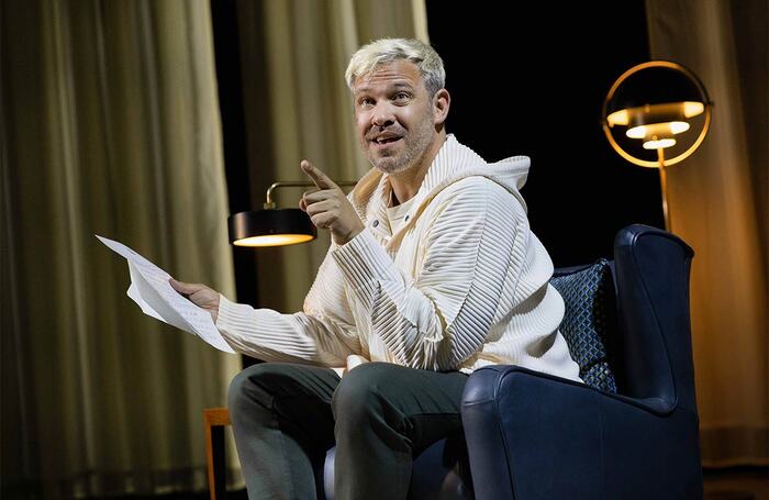 Will Young in Song from Far Away at Hampstead Theatre London. Photo: Mark Senior