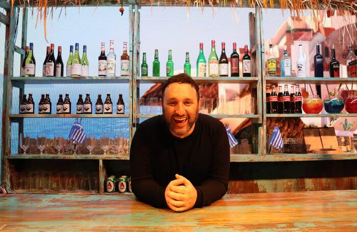 Antony Costa in Nikos Taverna at Mamma Mia! The Party Photo by MM!TP