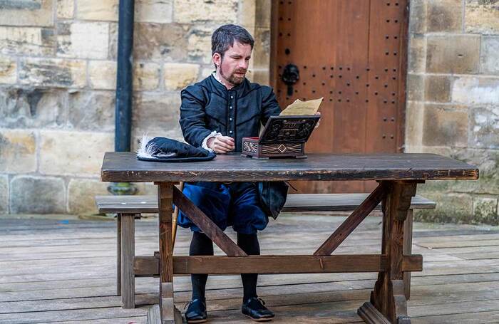 Fergus Rattigan in Sovereign at York Theatre Royal. Photo: Charlotte Graham