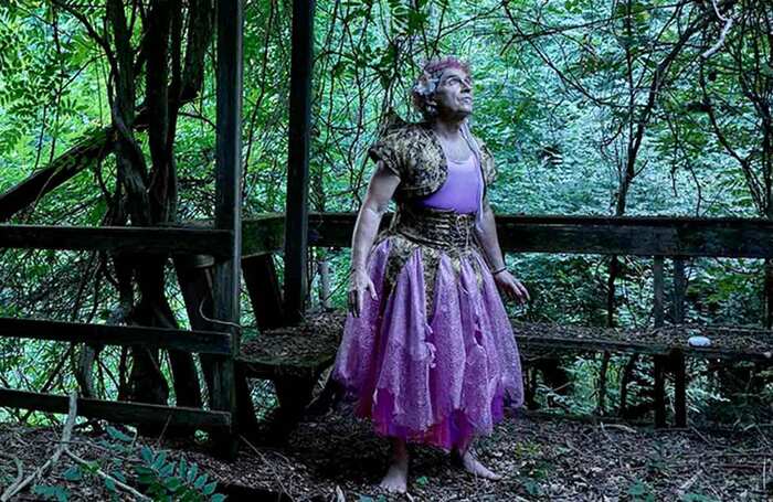 Celeste Lecesne in Poof! at Gilded Balloon Teviot, Edinburgh Celeste Lecesne in Poof! at Gilded Balloon Teviot, Edinburgh