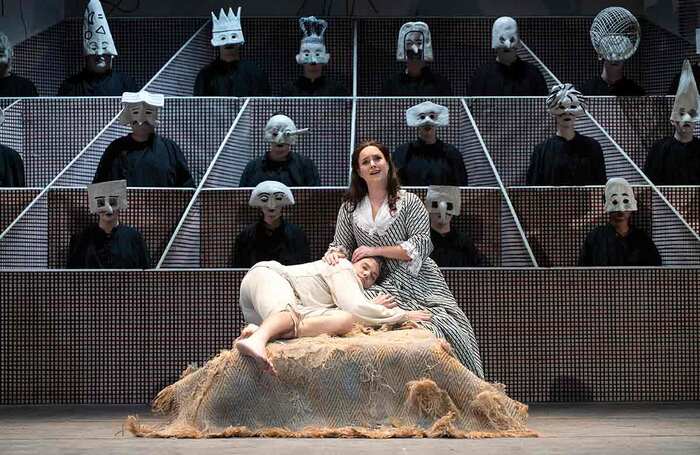 Thomas Atkins and Louise Alder in The Rake’s Progress at Glyndebourne Opera House, Lewes. Photo: Richard Hubert Smith 