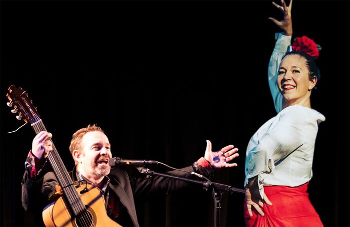 Inma Montero and Danielo Olivera in 2Flamenco at the Argyle Cellar Bar, Edinburgh. Photo: Donald Carr