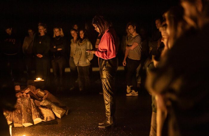 Julia Ghysels in Funeral at Zoo Southside, Edinburgh. Photo: Ans Brys