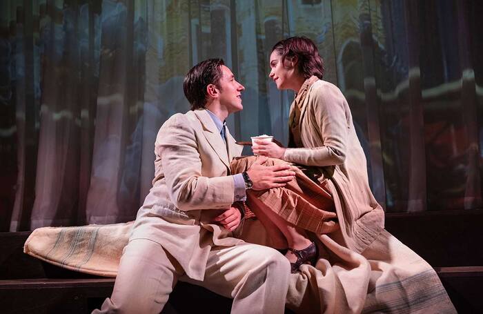 Richard Carson and Lauren Jones in Rebecca at Charing Cross Theatre, London. Photo: Mark Senior