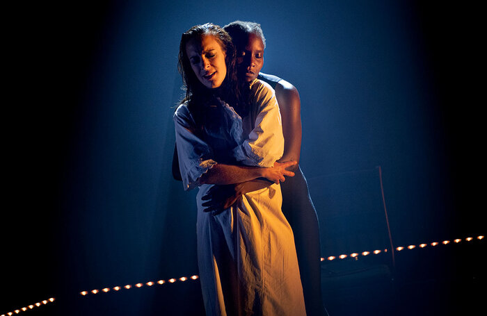 Clare Presland and Valerie Ebuwa in The Yellow Wallpaper at Lilian Baylis Studio, Sadler's Wells, London. Photo: Ida Guldb&aelig;k-Arentsen