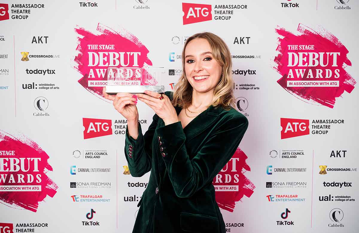 Rose Ayling-Ellis at The Stage Debut Awards 2023. Photo: Alex Brenner