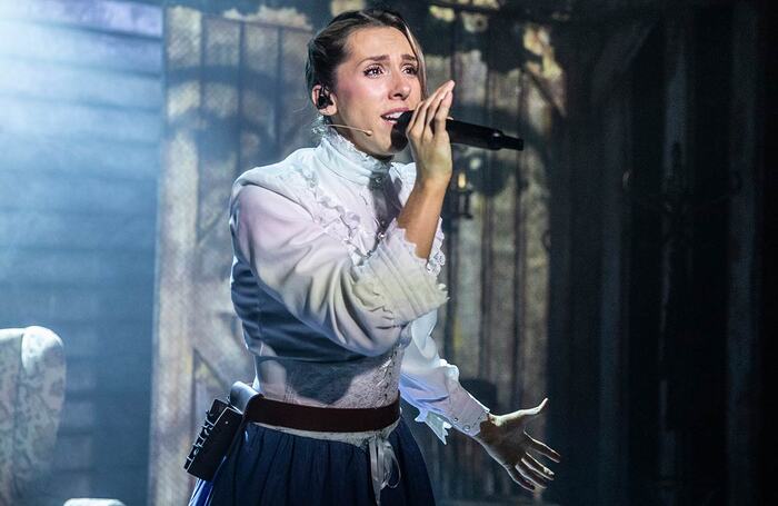 Lauren Drew in Lizzie at Southwark Playhouse Elephant, London. Photo: Pamela Raith