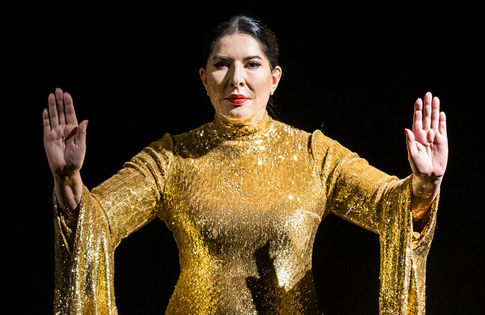 Marina Abramović in English National Opera's 7 Deaths of Maria Callas at the London Coliseum. Photo: Tristram Kenton