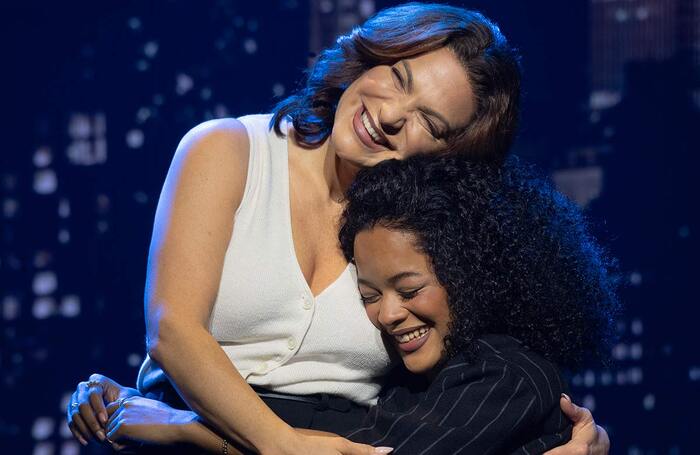 Shoshana Bean and Maleah Joi Moon in Hell's Kitchen at Public Theater, New York. Photo: Joan Marcus