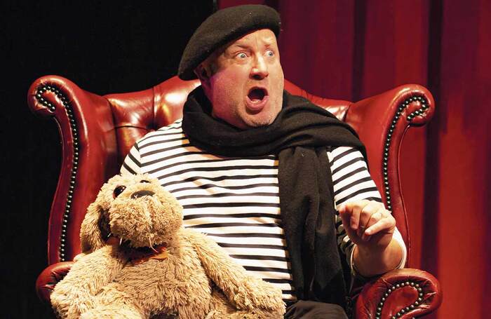 Howard Coggins in Beauty and the Beast at Bristol Old Vic (2020). Photo: Ben Robins