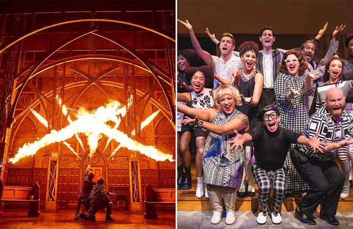 Broadway shows that are an example of sky-high prices and star quality: Harry Potter and the Cursed Child, and Merrily We Roll Along. Photos: Matthew Murphy