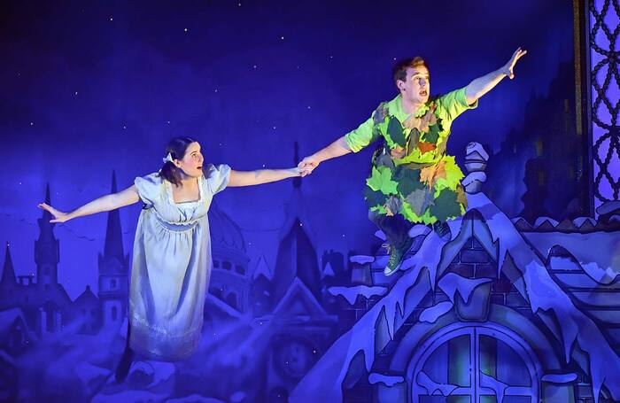 Lottie Mae O’Kill and Liam Watson in Peter Pan at Loughborough Town Hall