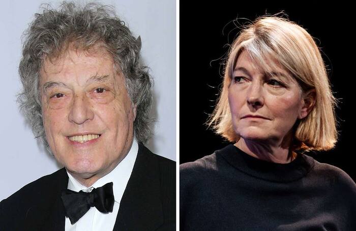 Tom Stoppard, left, and Jemma Redgrave in Octopolis, which recently ran at the Hampstead Theatre. Photos: Shutterstock/The Other Richard