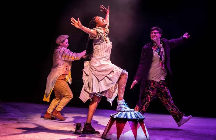 Evlyne Oyedokun in Cinderella: A Fairytale at Northern Stage, Newcastle. Photo: Pamela Raith Evlyne Oyedokun in Cinderella: A Fairytale at Northern Stage, Newcastle. Photo: Pamela Raith