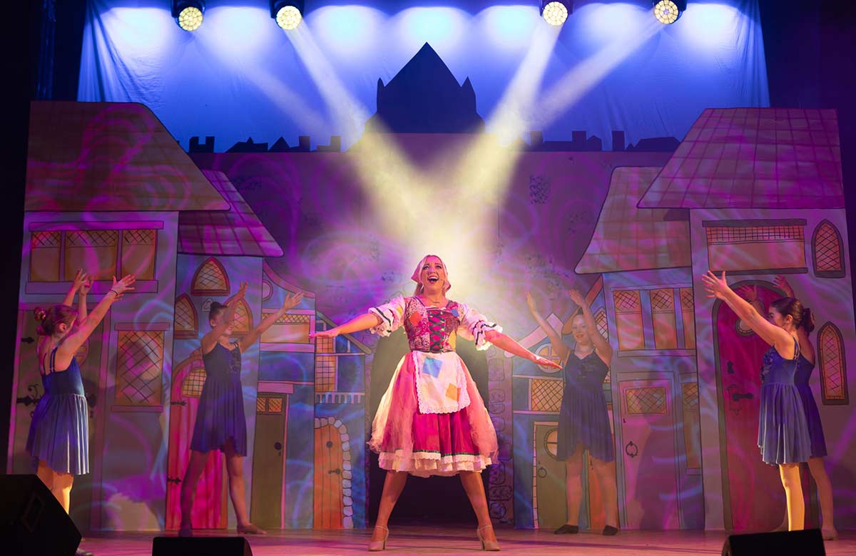 Amy Campbell in Cinderella at Portobello Town Hall, Edinburgh