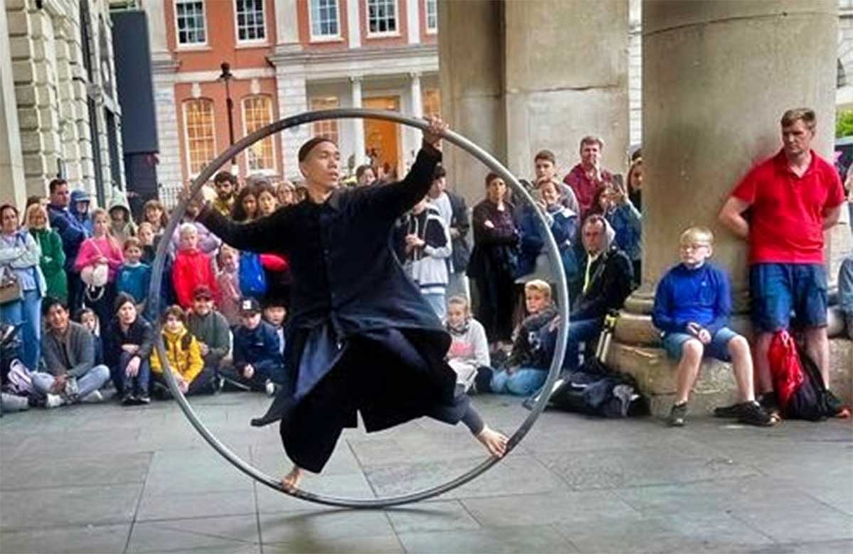 A performer at Covent Garden