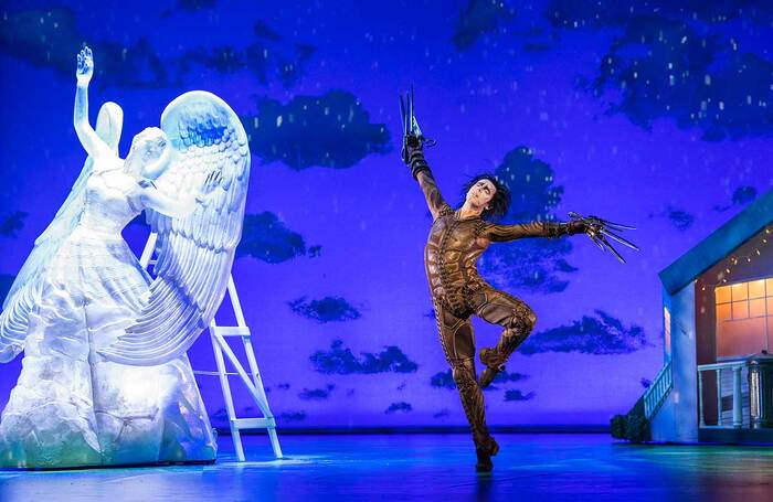 Liam Mower in Edward Scissorhands at Sadler's Wells, London. Photo: Tristram Kenton