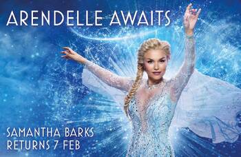Samantha Barks (Elsa). Photo by Michael Wharley. &copy;Disney
