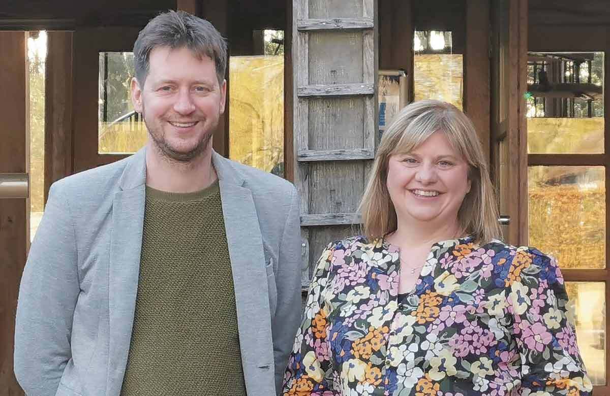 Paul Hart and Claire Murray