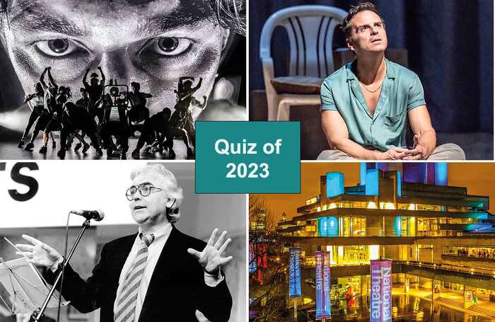 Clockwise from top left: The cast of Sunset Boulevard, Andrew Scott, the National Theatre, London and Bill Kenwright. Photos: Marc Brenner/Marc Brenner/Shutterstock/Tristram Kenton