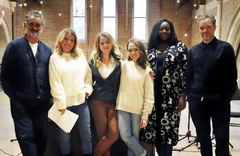 The cast of Opening Night. Photo by Justine Matthew