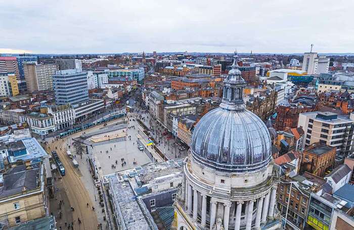 Old Market Square in Nottingham. Photo: Shutterstock