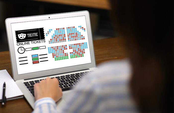 Lady buying theatre ticket online (generic). Shutterstock.jpg