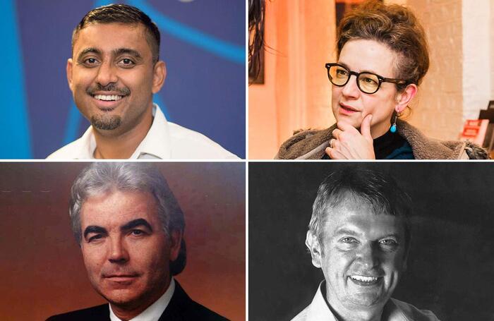 Inspirational leaders whose knowledge needs to be passed down (clockwise from top left): Abdul Shayek, Emma Gladstone, Philip Hedley and Bill Kenwright.