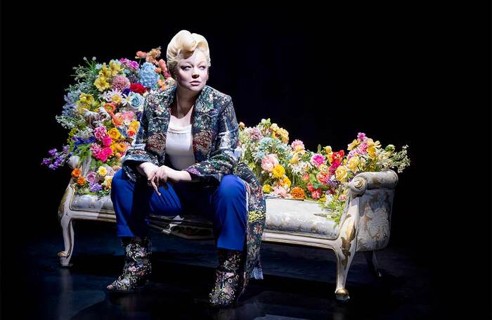 Sarah Snook in The Picture of Dorian Gray at the Theatre Royal Haymarket, London. Photo: Marc Brenner