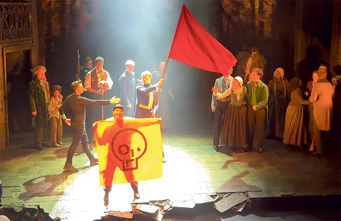 Just Stop Oil protesters interrupted a performance of Les Mis&eacute;rables