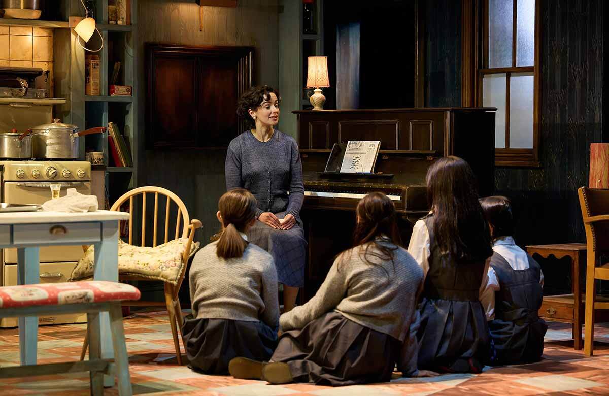 Laura-Donnelly (centre) in The Hills of California at Harold Pinter Theatre, London. Photo: Mark Douet