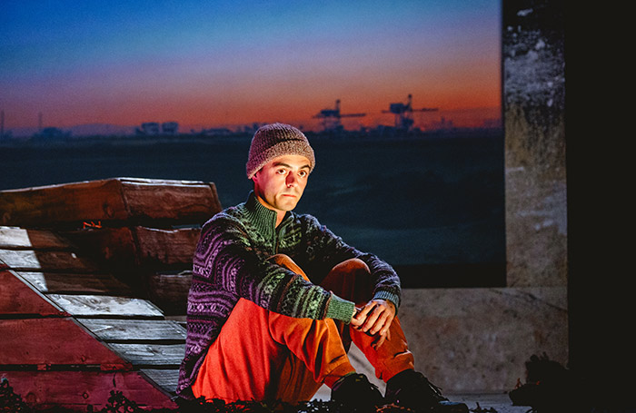 Jerome Yates in Tim Foley's Driftwood, produced by Pentabus. Photo: Andrew Billington Jerome Yates in Tim Foley's Driftwood, produced by Pentabus. Photo: Andrew Billington