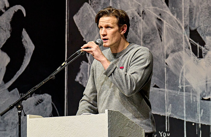 Duncan Macmillan's An Enemy of the People, starring Matt Smith at the Duke of York's Theatre, London. Photo: Manuel Harlan Duncan Macmillan's An Enemy of the People, starring Matt Smith at the Duke of York's Theatre, London. Photo: Manuel Harlan