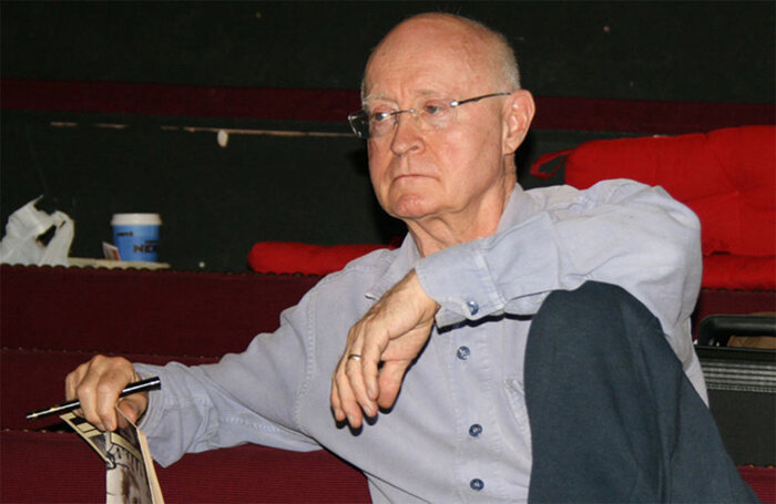 Edward Bond at rehearsals at the Cock Tavern Theatre (2010). Photo: Cock Tavern Theatre