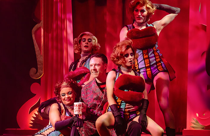 Andy Moss (centre) in Frank's Closet at the Union Theatre, London. Photo: Danny Kaan