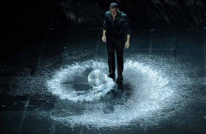 Dimitris Papaioannou in Dimitris Papaioannou: Ink at Sadler's Wells, London. Photo: Julian Mommert
