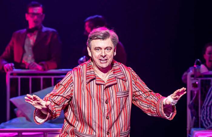 Michael Sheen in Nye at the National Theatre, London. Photo: Johan Persson