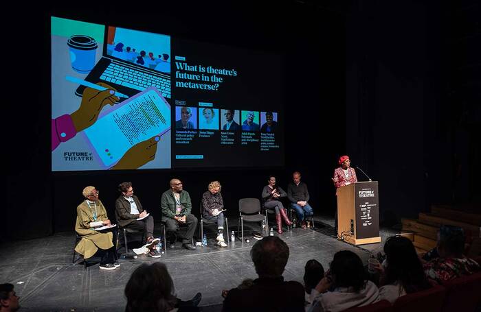Panellists at The Future of Theatre conference 2023, which returns this April. Photo: David Monteith-Hodge