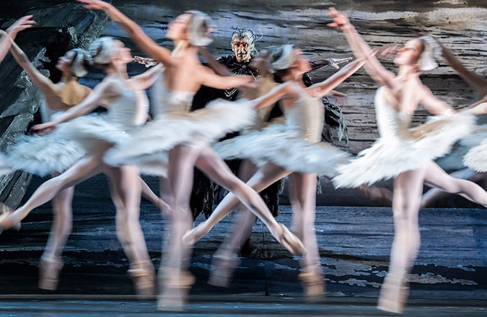 Gary Avis (centre) in Royal Ballet's Swan Lake at the Royal Opera House, London. Photo: Tristram Kenton