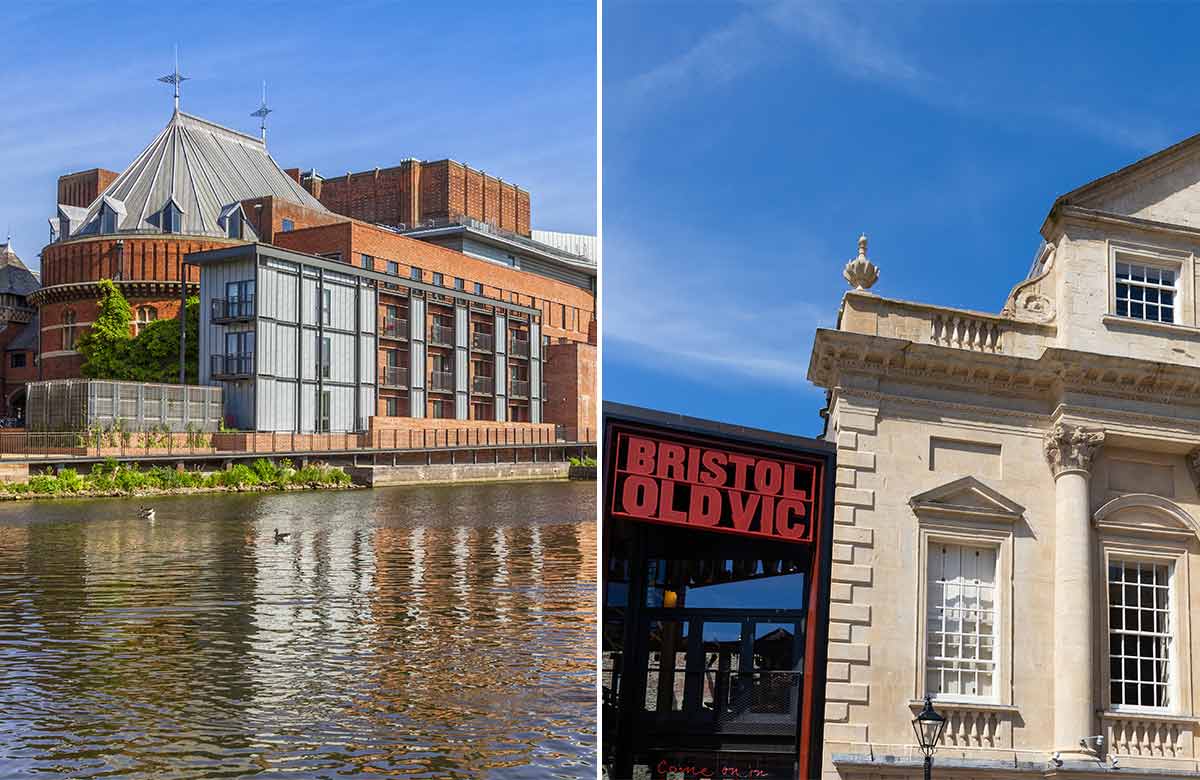 Royal Shakespeare Company and Bristol Old Vic. Photos: Shutterstock
